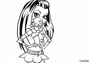 Раскраска Франки Штейн