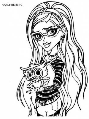 Раскраски Монстер Хай 13 желаний
