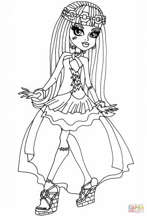 Раскраска Monster High