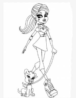 Одна из основных героинь мультсериала Школа монстров