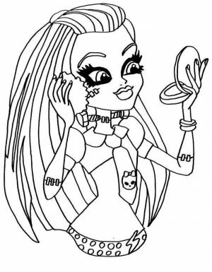 Одна из основных героинь мультсериала Школа монстров