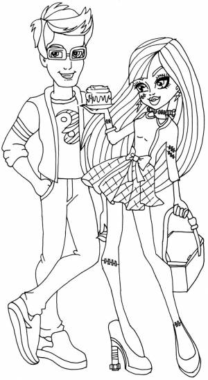 Free Printable Monster High Coloring Pages