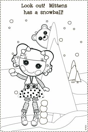 Лалалупси и заснеженное дерево