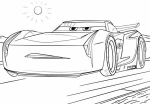 Раскраски Тачки 3