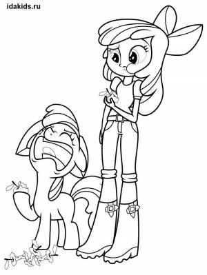 Раскраски Эквестрия Герлз