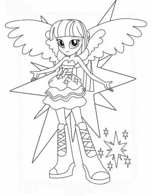 Раскраски Эквестрия герлз  и  онлайн