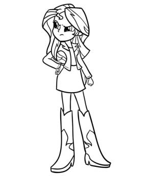 Рисуем Сансет Шиммер