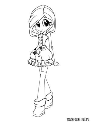 Распечатать раскраски Девочки из Эквестрии 2
