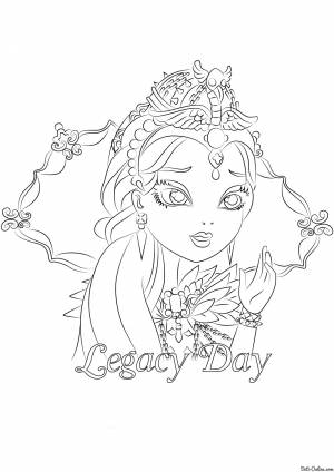 Раскраски Эвер Афтер Хай