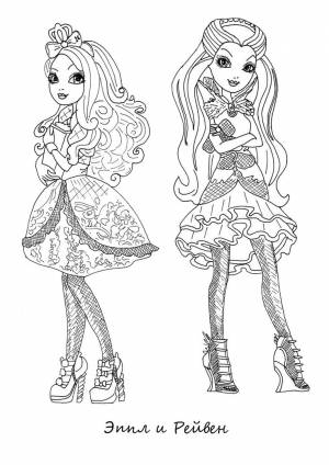 Раскраски Эвер Афтер Хай