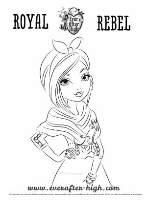 Poppy O'Hair coloring page