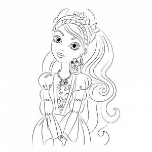 Раскраска Эшлин Элла