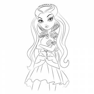 Раскраска Рейвен Квин