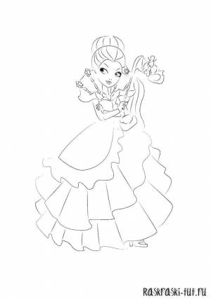 Раскраски Coloring page School of ever after high coloring pages for girls, Download print coloring page