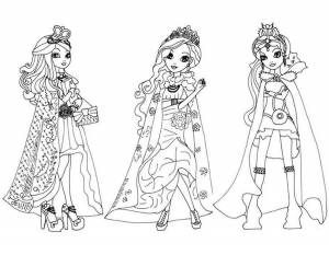 раскраски с серии кукол эвер афтер хай раскраски девочек по мультфильму эвер аф