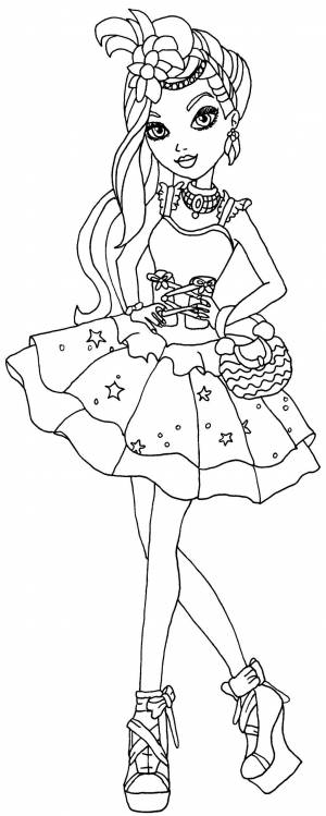 ever after high coloring pages