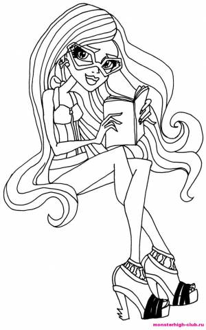 Раскраски Монстр Хай