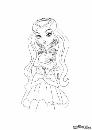 Красивые раскраски Эвер Афтер Хай