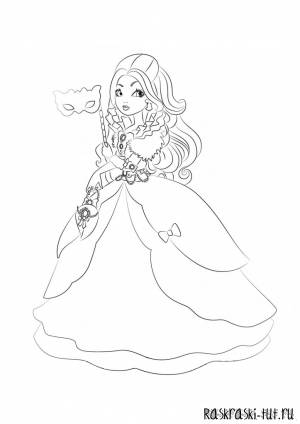 Распечатать раскраски Эвер Афтер Хай