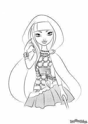 Красивые раскраски Эвер Афтер Хай