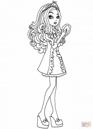 раскраски на тему эвер афтер хай