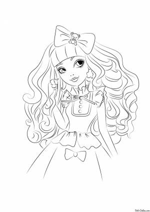 раскраски с серии кукол эвер афтер хай раскраски девочек по мультфильму эвер аф