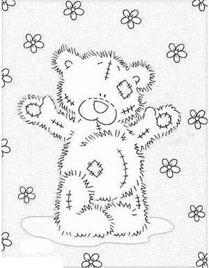 Картинка Мишки Тедди  для девочек