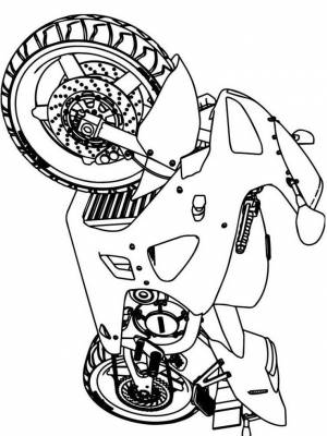 Раскраски Мотоциклы   в формате