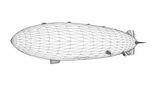 Дирижабль раскраска для детей