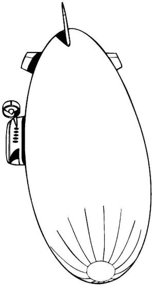 Большой дирижабль