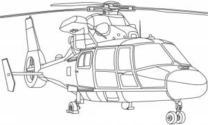 Раскраска дирижабль