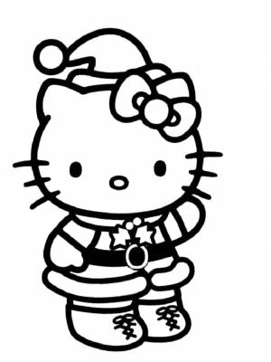 Раскраска Hello Kitty