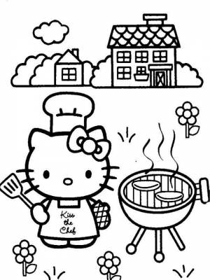 Раскраски Hello Kitty