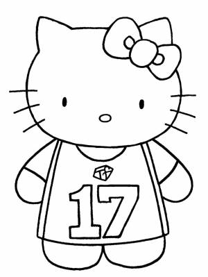 Раскраска Hello Kitty