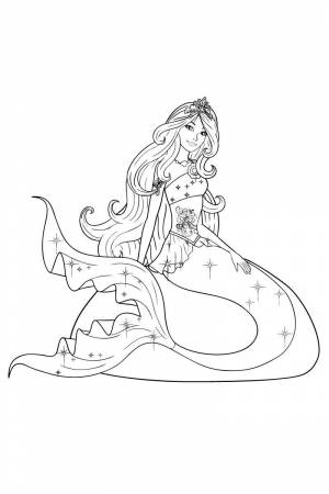 Раскраски Русалки