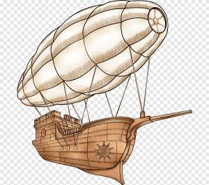 Жесткий воздушный корабль Воздушный шар, Nw, воздушный шар, каравелла png