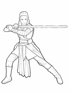 Раскраски Джедай