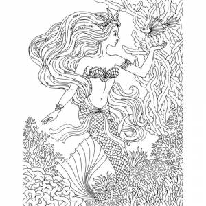 Раскраски Русалка