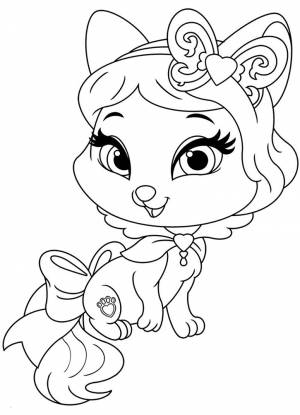 Королевские питомцы раскраски