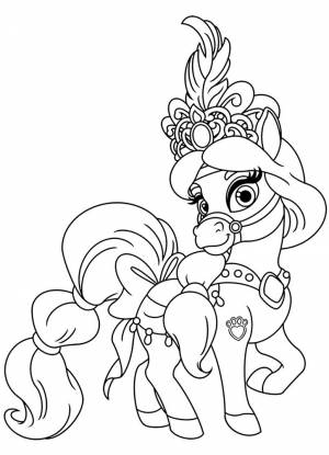 Раскраски королевские питомцы от дисней