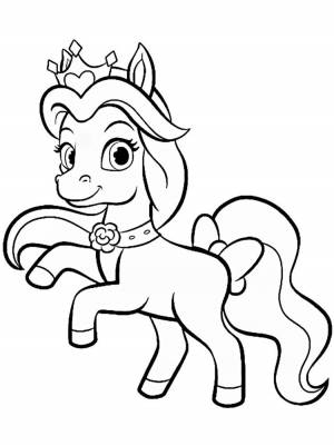 Раскраски пони питомец