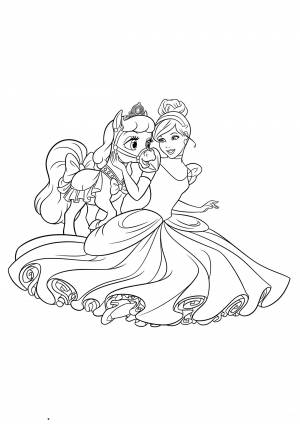 Раскраски Королевские питомцы