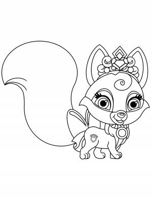 Раскраски Королевские питомцы