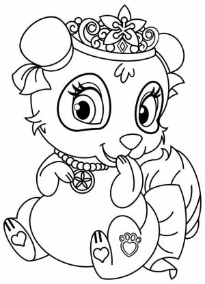 Королевские питомцы дисней раскраска