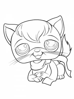 Раскраски Маленький зоомагазин   в формате