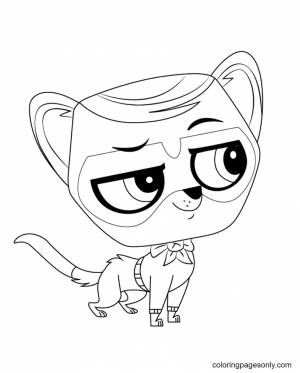 Маленький зоомагазин раскраска