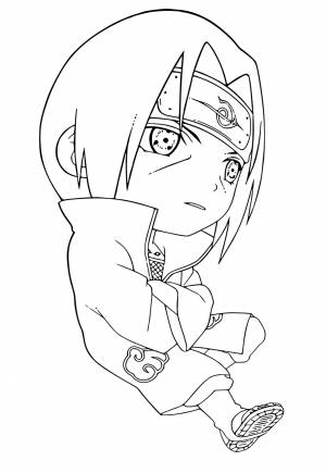 Раскраска Аниме Малыш