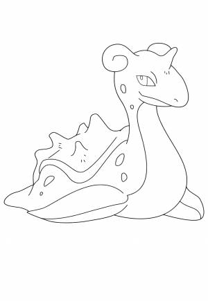 Раскраска Покемон Ласты