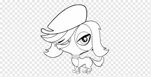 Zoe Trent Книжка-раскраска Littlest Pet Shop Kitten, самый маленький силуэт зоомагазина, угол, белый, лицо png