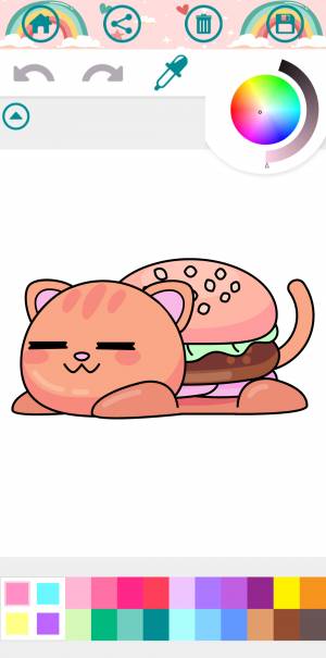 Кавай Раскраска для Детей